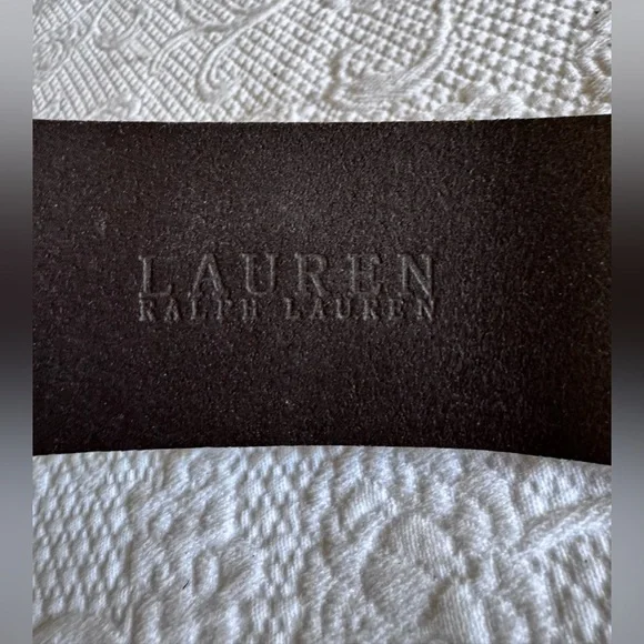 Ralp Lauren leather wide saddle belt - Picture 7 of 12